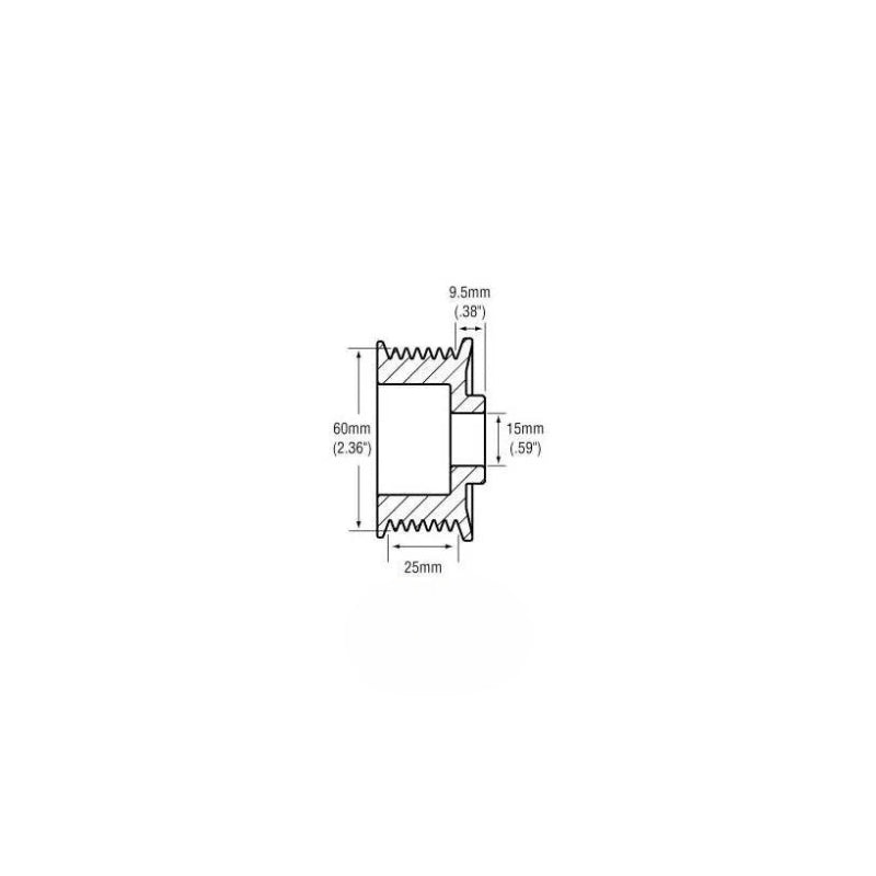 Aftermarket Alternator Pulley 24-82253