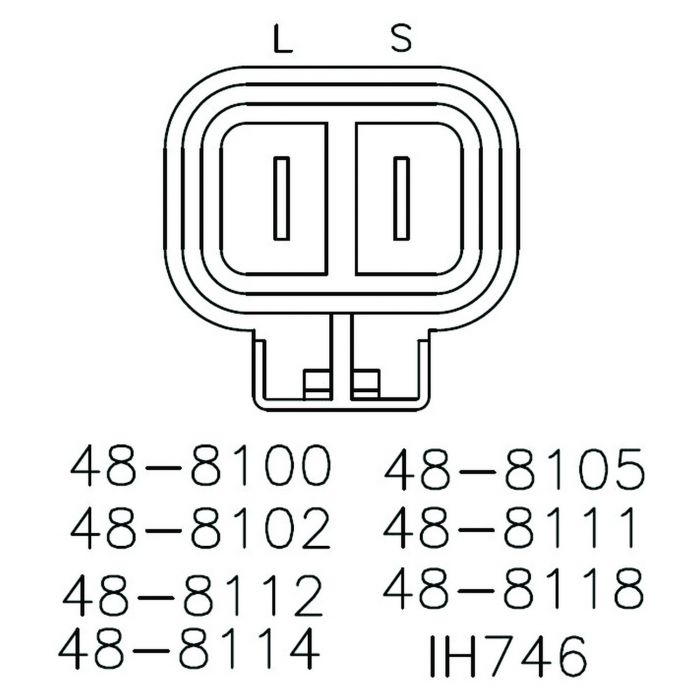 Aftermarket Alternator Voltage Regulator IH746