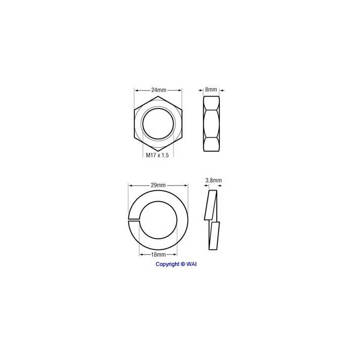 Aftermarket Nut 85-2701