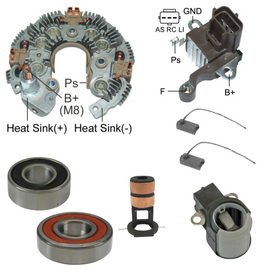 New Aftermarket Denso Alternator Rebuild Kit 11665RK