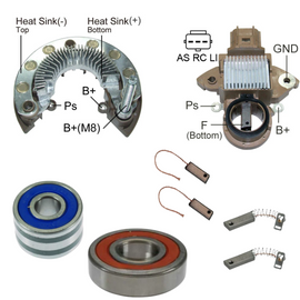 Aftermarket Mitsubishi Alternator Rebuild Kit 11411RK