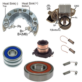 Aftermarket Mitsubishi Alternator Rebuild Kit 11537RK