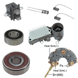 Aftermarket Denso Alternator Rebuild Kit 14643RK