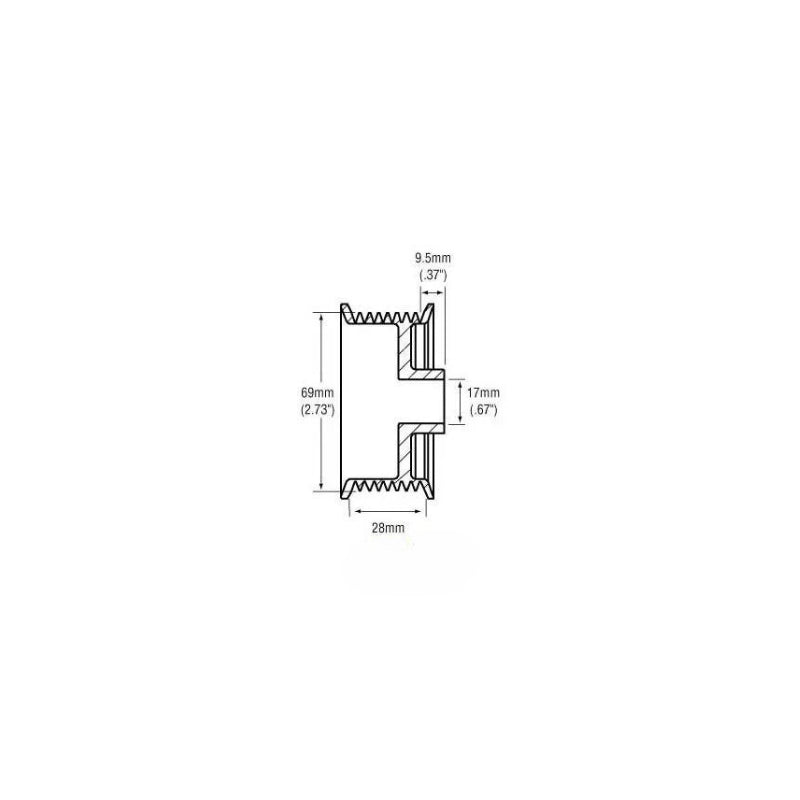 Aftermarket Alternator Pulley 24-2269