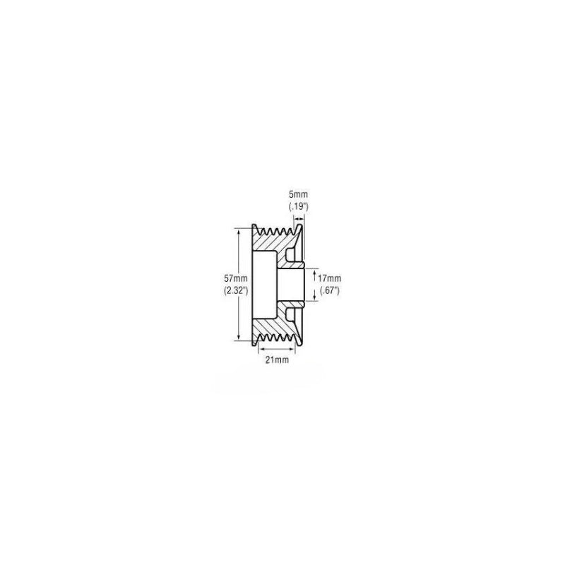 Aftermarket Alternator Pulley 24-2263