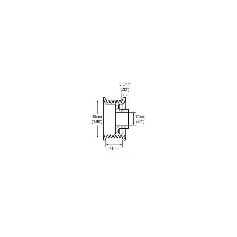 Aftermarket Alternator Pulley 24-2271