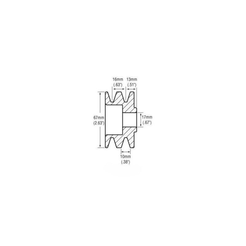 Aftermarket Alternator Pulley 24-1101