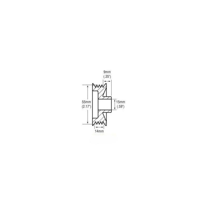 Aftermarket Alternator Pulley 24-83252