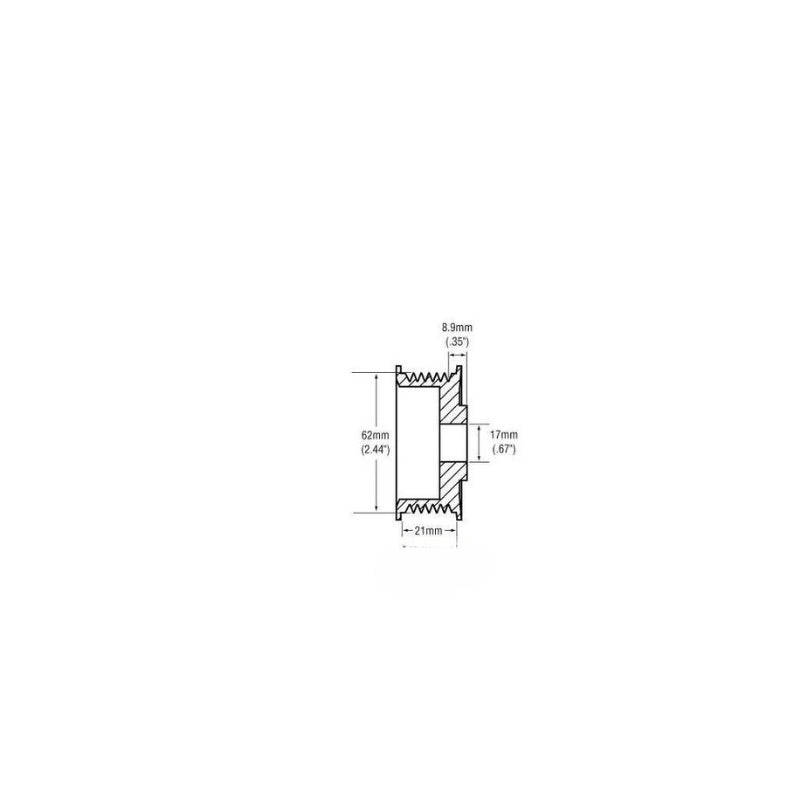 Aftermarket Alternator Pulley 24-82278