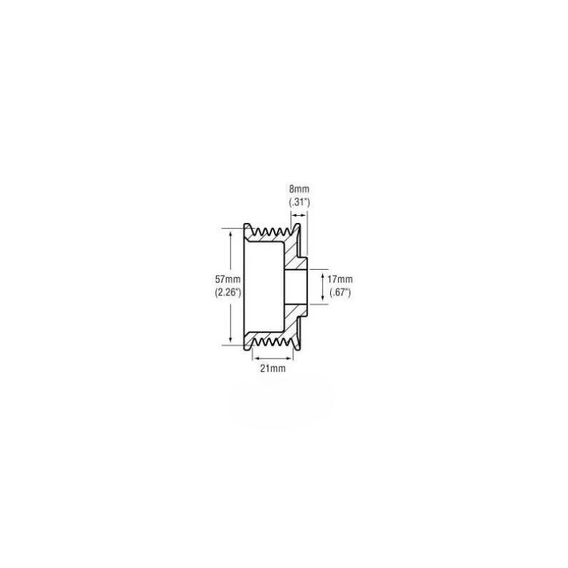 Aftermarket Alternator Pulley 24-82263