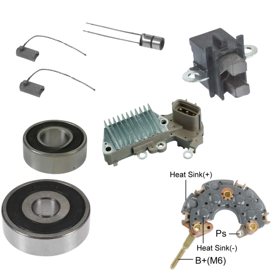 Aftermarket Denso Alternator Rebuild Kit 13671RK – RC Auto Electric Parts