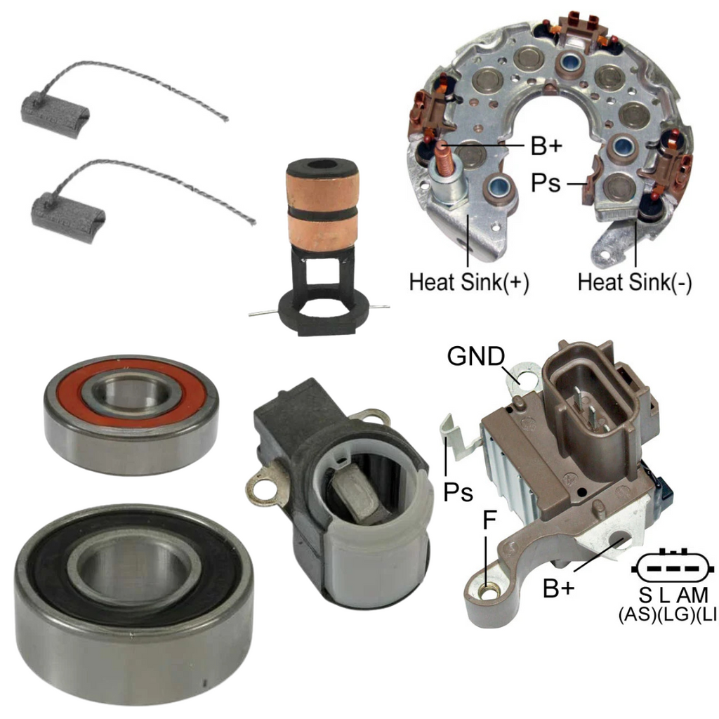 Aftermarket Denso Alternator Rebuild Kit 13978RK