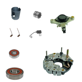 Aftermarket Alternator Rebuilt Kit 6 033 GB3 046 RK, aftermarket replacement, OEM replacement, automotive electrical part, starter component, alternator component