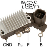 Aftermarket Alternator Voltage Regulator IN343