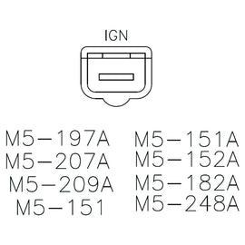 Aftermarket Alternator Voltage Regulator M5-207A