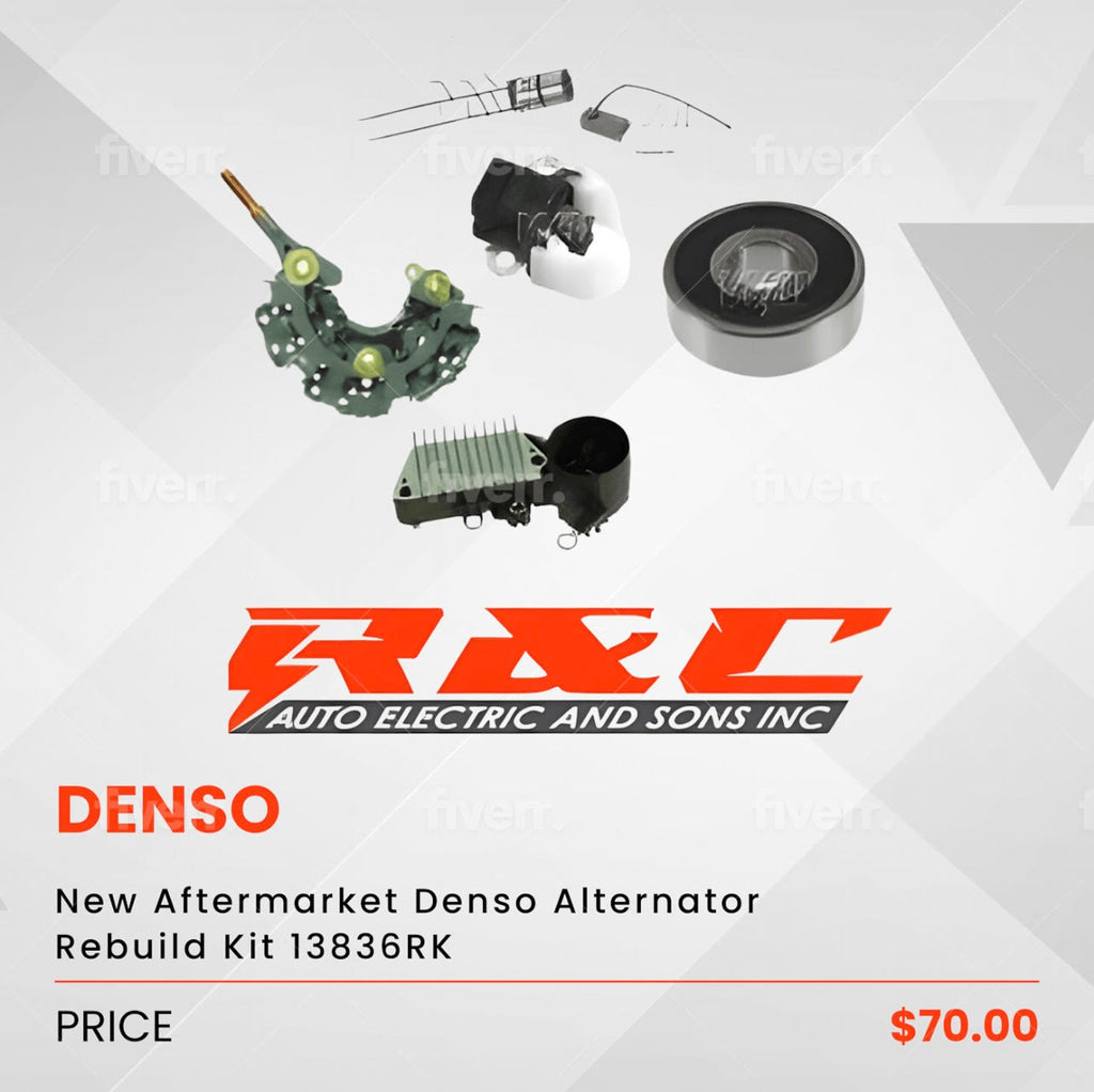 New Aftermarket Denso Alternator Rebuild Kit 13836RK