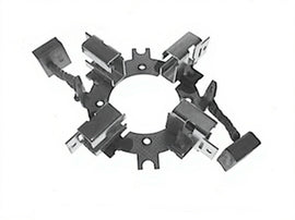 Aftermarket Starter Brush Holder 69-9110, Aftermarket Starter Brush Holder 69-9110 replacement, 69-9110 brush holder, aftermarket brush holder, OEM replacement brush holder, starter brush holder, brush holder for starter repair, Bosch brush holder, automotive electrical replacement parts, RCAutoElectric