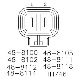 Aftermarket Alternator Voltage Regulator IH746