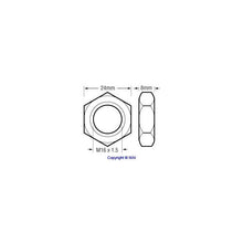 Load image into Gallery viewer, Aftermarket Alternator Small Parts Nut 85-2600