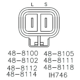Aftermarket Alternator Rectifier Assembly 48-8111